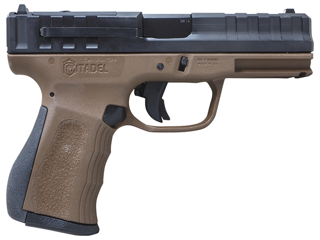Picture of  Citadel Citcp9bnz Centurion Cp9 Compact Frame 9Mm Luger 14+1, 4" Black Steel Barrel, Black Optic Ready/Serrated Steel Slide, Bronze Polymer Frame & Grip 682146897265