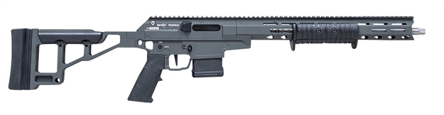 Picture of  Citadel Cittpn223gry Taipan X Pump Action 223 Wylde 10+1 16.50" Stainless Threaded, Dark Gray, M-Lok Handguard, Chassis With Skeletonized Stock, A2 Style Grip, Flat-Face Trigger 682146880847