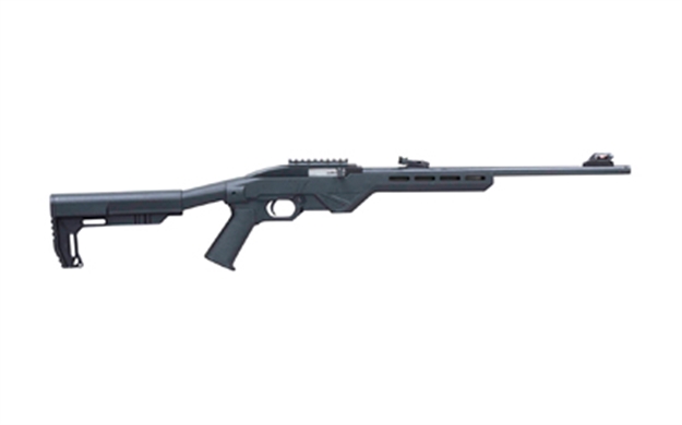 Picture of  Citadel Cit17hmrblt Trakr  17 Hmr 5+1 21" Blued Steel Barrel & Receiver, Lightweight Synthetic Black Synthetic Stock