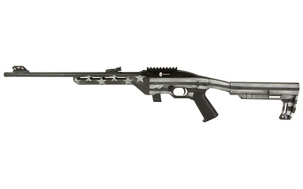 Picture of  Citadel Cit22lrbusg Trakr  22 LR 10+1 18" Blued Steel Threaded Barrel & Receiver, Gray Flag Synthetic Stock
