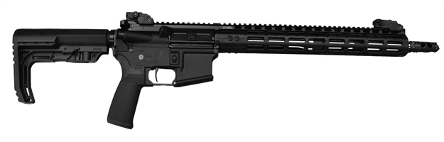 Picture of Civilian Force Arms 010117Wr Worrior-15 Rifle Semi-Automatic 223 Remington/5.56 Nato 16" 30+1 6-Position Mft Bms Minimalist Black Stk Black Hard Coat Anodized