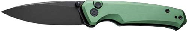 Picture of Civivi Knife Altus 2.97" Green /Blk Stonewash Button Lock! C200765