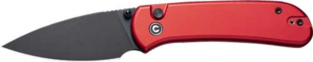 Picture of Civivi Knife Quibit 2.98" Red/ Blk Stonewash Button Lock C22030E2 763416247116