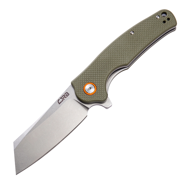 Picture of Cjrb Crag Folder 3.42 IN Blade Green G-10 Handle