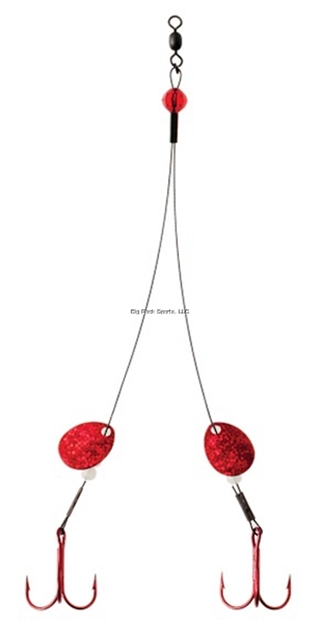 Picture of Clam Big Tooth Rig, Size 1/0, Red