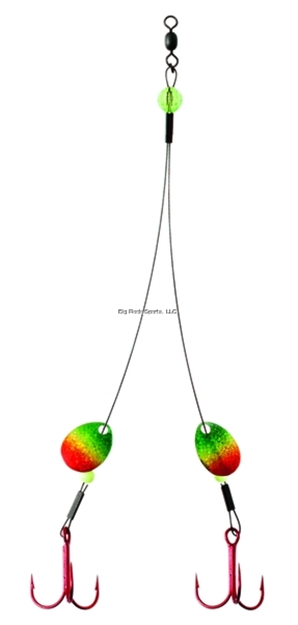 Picture of Clam Big Tooth Rig, Size 2, Firetiger