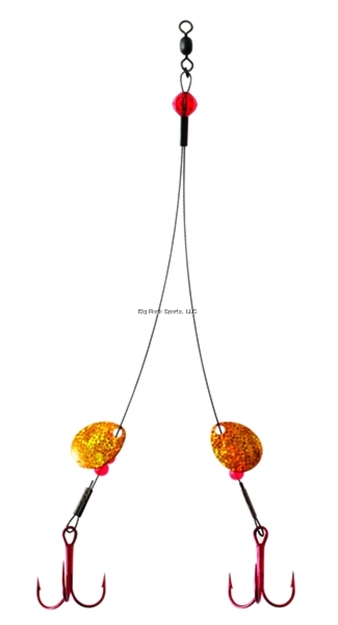 Picture of Clam Big Tooth Rig, Size 2, Gold