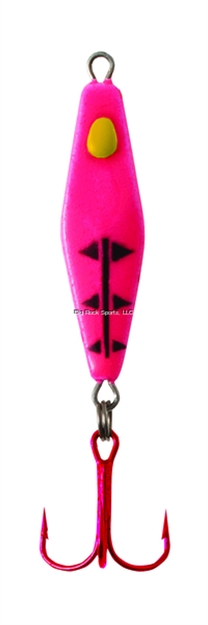 Picture of Clam Blade Spoon, 1/16 Oz, Size 12, Glow Red/Gold Tiger