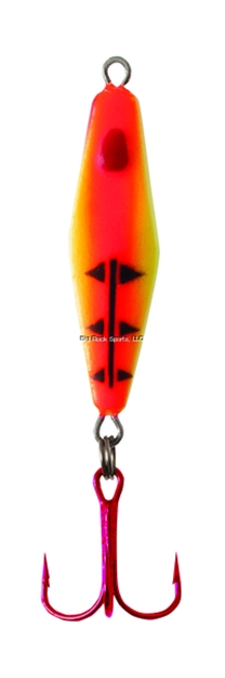 Picture of Clam Blade Spoon, 1/8 Oz, Size 10, Glow Chartreuse Tiger