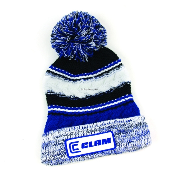 Picture of Clam Blue Knit Pom Stocking Hat