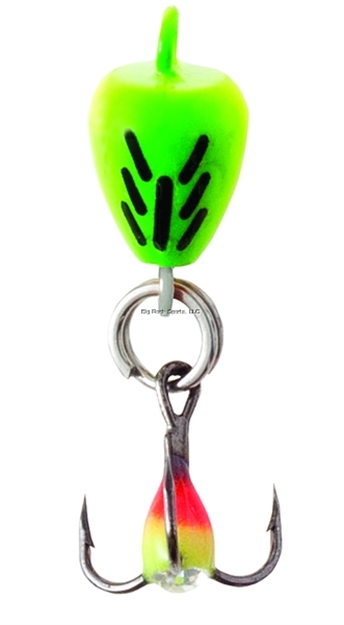 Picture of Clam Bomb Spoon, 1/16 Oz, Size 12, Glow Chartreuse Tiger