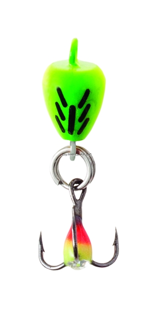 Picture of Clam Bomb Spoon, 1/4 Oz, Size 8, Glow Chartreuse Tiger