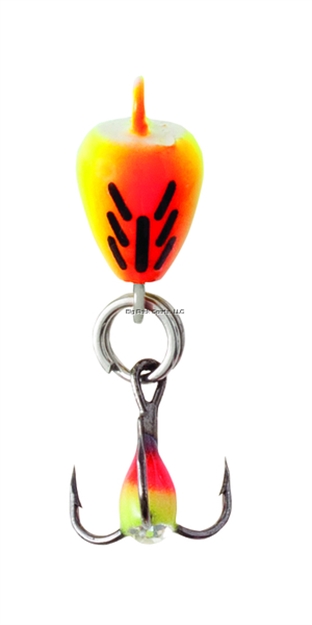 Picture of Clam Bomb Spoon, 1/4 Oz, Size 8, Glow Firetiger