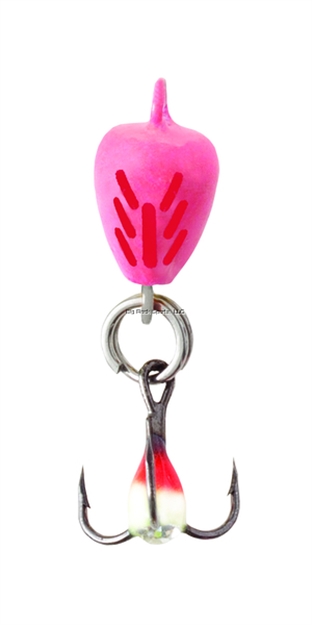 Picture of Clam Bomb Spoon, 1/4 Oz, Size 8, Glow Red Tiger