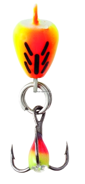 Picture of Clam Bomb Spoon, 1/8 Oz, Size 10, Glow Firetiger
