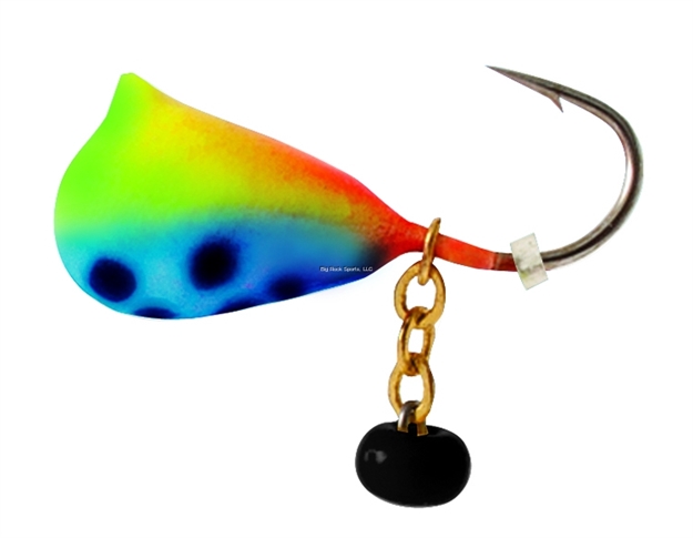 Picture of Clam Dingle Drop, Size 12, 1/16Oz, Chartreuse/Blue Glow Spot