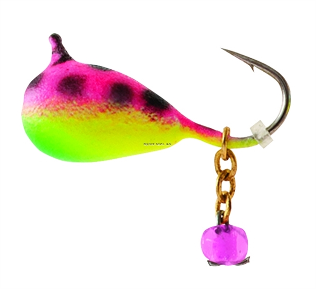 Picture of Clam Dingle Drop, Size 14, 1/32Oz, Chartreuse/Pink Glow Spot