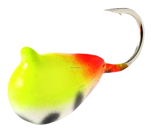 Picture of Clam Drop Jig, Size 10, 7/64Oz, Chartreuse/Pink Glow Spot