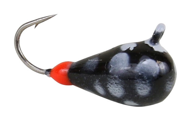 Picture of Clam Drop Jig Xl, Size 10, 1/32Oz, Black/Glow Dot