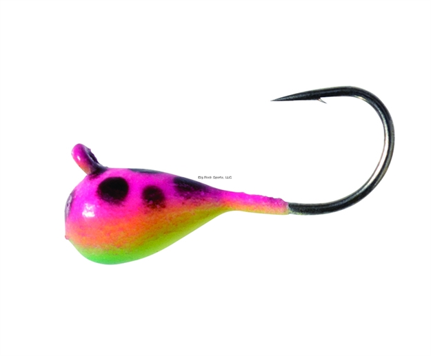 Picture of Clam Drop Jig Xl, Size 10, 1/32Oz, Chartreuse/Pink Glow Spot