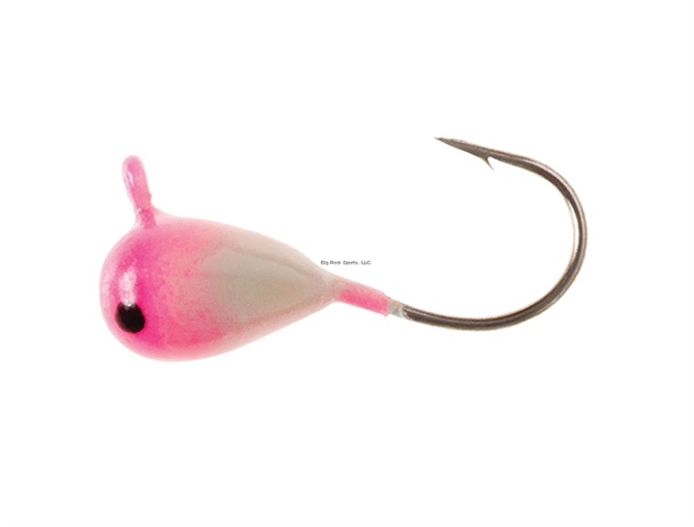 Picture of Clam Drop Jig Xl, Size 12, 1/64Oz, White/Pink Glow