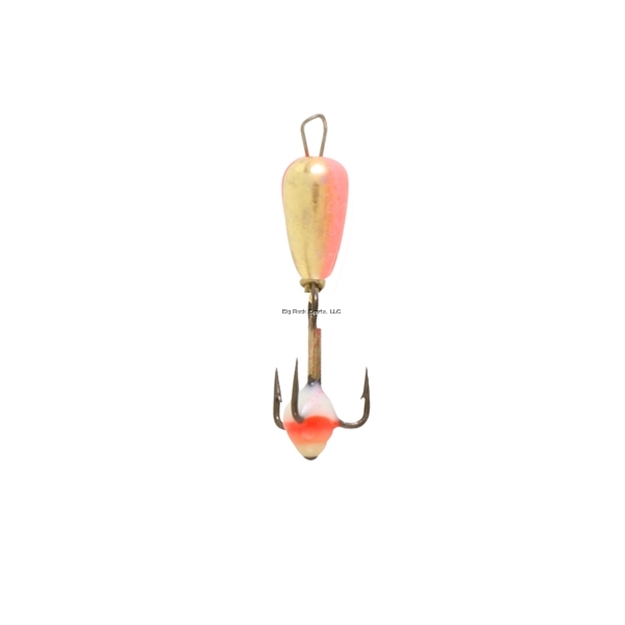 Picture of Clam Drop Spoon, Size 16, 1/32Oz, Gold/Glow Red