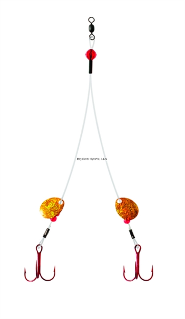 Picture of Clam Fluoro Big Tooth Rig, Size 2, Gold