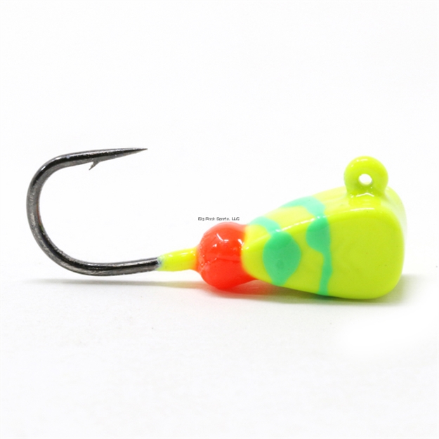 Picture of Clam Genz Drop-Kick, Size 12, 1/32Oz, Chart/Lime Swirl