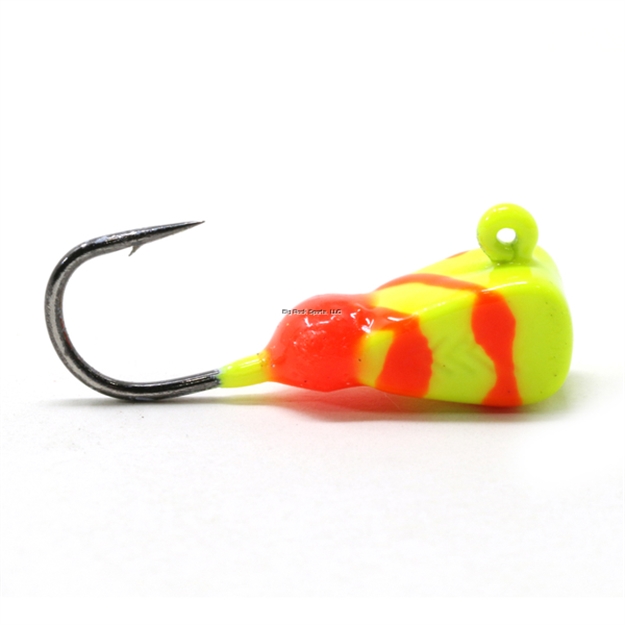 Picture of Clam Genz Drop-Kick, Size 12, 1/32Oz, Chart/Orange Swirl