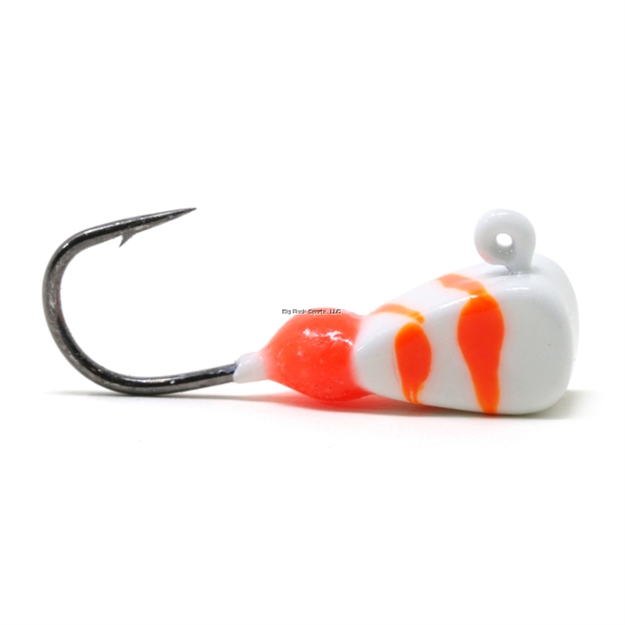 Picture of Clam Genz Drop-Kick, Size 12, 1/32Oz, White/Orange Swirl
