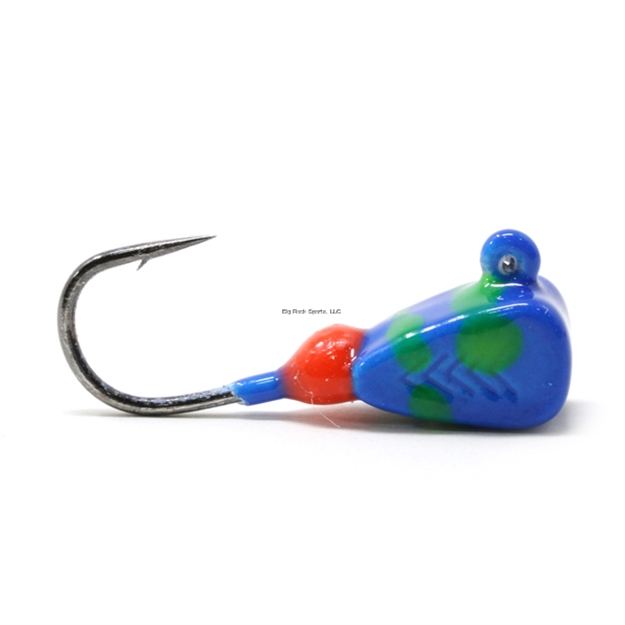 Picture of Clam Genz Drop-Kick, Size 8, 1/32Oz, Blue/Lime Swirl