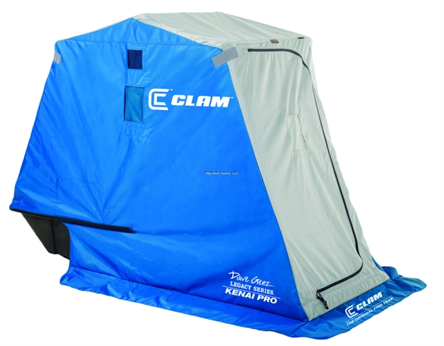 Picture of Clam Kenai Pro Tent Shelter, 1-Person, Blue/Gray