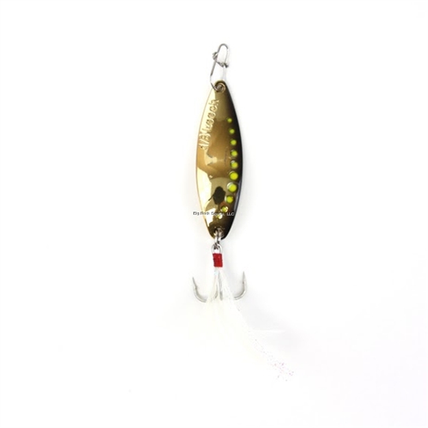 Picture of Clam Leech Flutter Spoon, 1/4Oz, Size 8, Golden Shiner