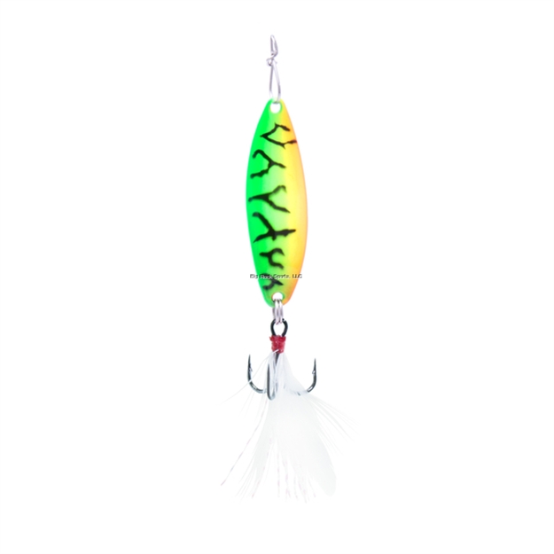 Picture of Clam Leech Flutter Spoon, 1/8Oz, Size 14, Glow Firetiger