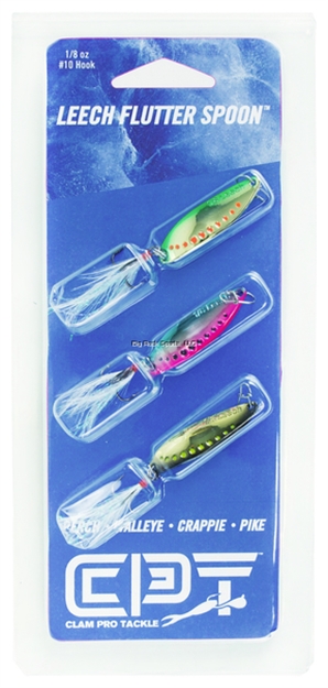 Picture of Clam Leech Flutter Spoon Kit, 1/8Oz, Size 10