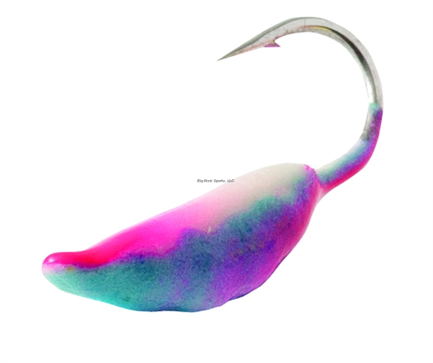 Picture of Clam Maggot Drop, Size 10, 1/32Oz, Chartreuse/Blue Glow