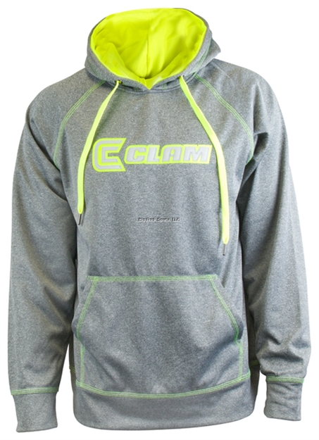 Picture of Clam Clam Performance Hoodie - Med - Grey/Chart