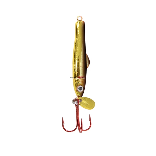 Picture of Clam Pinhead Jigging Mino, 1/8Oz, Size 10, Gold/Black