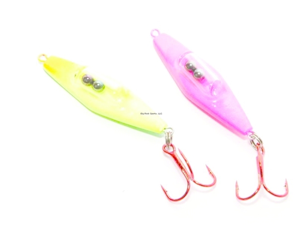 Picture of Clam Rattlin' Blade Spoon, 1/8 Oz, Size 10, Glow Red Tiger