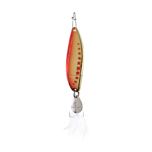 Picture of Clam Super Leech Flutter Spoon, Size 6, 3/8Oz, Red Gold