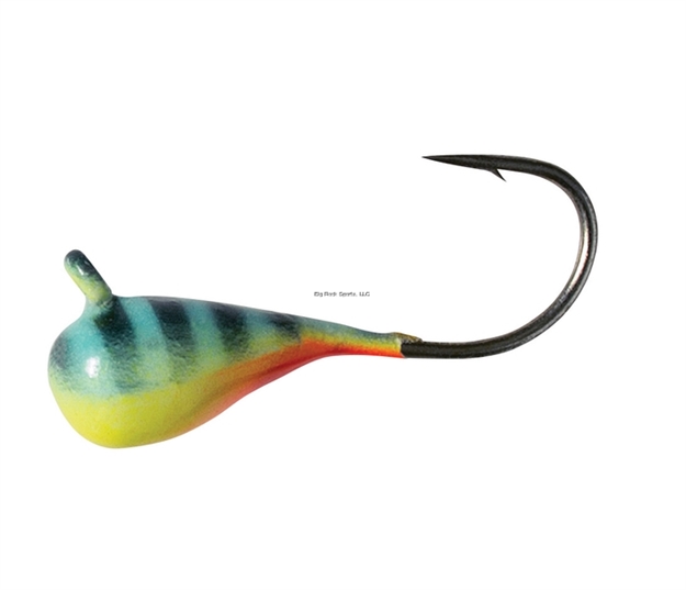 Picture of Clam The Drop Jig Xxl, Size 4, 1/8Oz, Chartreuse/Blue Glow Bar