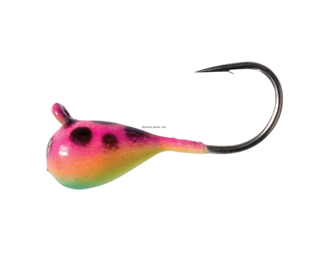 Picture of Clam The Drop Jig Xxl, Size 4, 1/8Oz, Chartreuse/Pink Glow Spot