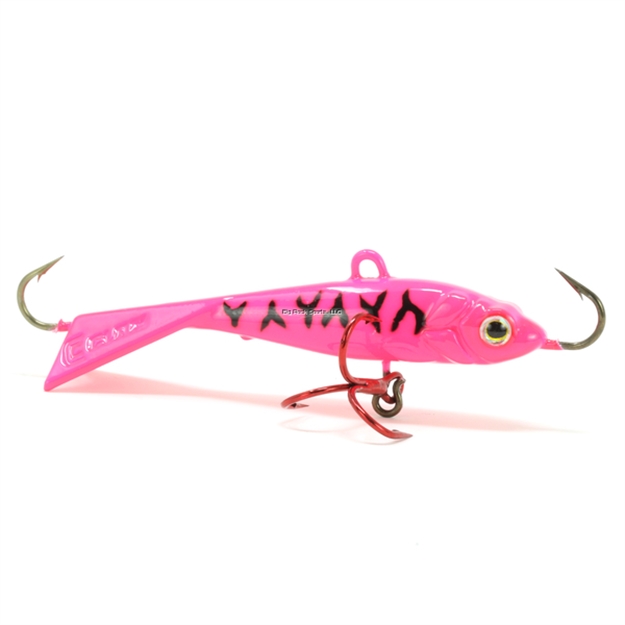 Picture of Clam Tikka Mino, 1/8 Oz, Size 14, Glow Pink Tiger