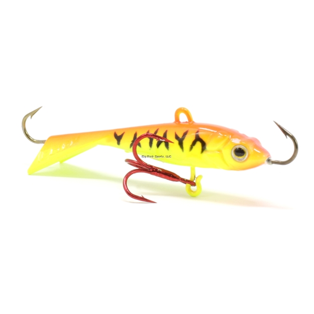 Picture of Clam Tikka Mino, 3/16 Oz, Size 12, Glow Orange Tiger