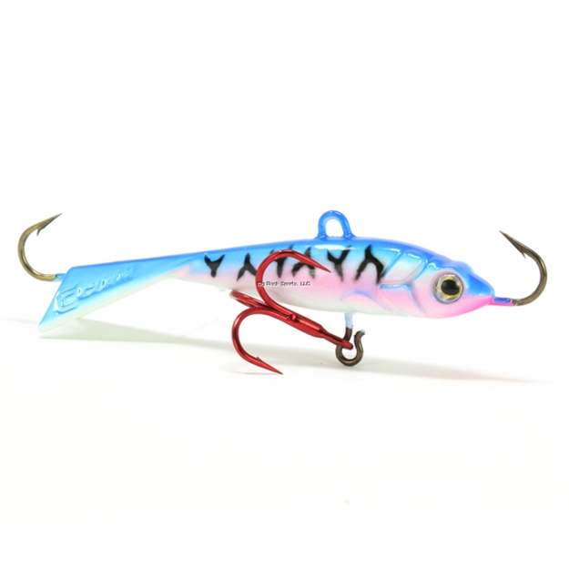 Picture of Clam Tikka Mino, 5/16 Oz, Size 10, Glow Rainbow Tiger
