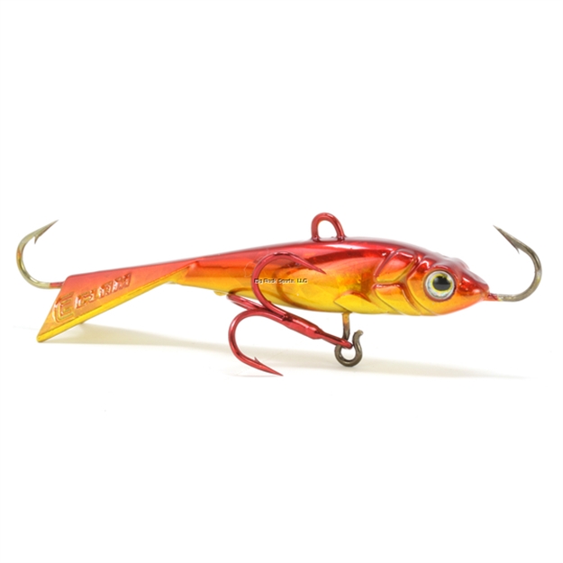 Picture of Clam Tikka Mino, 5/8 Oz, Size 8, Red/Gold Holo