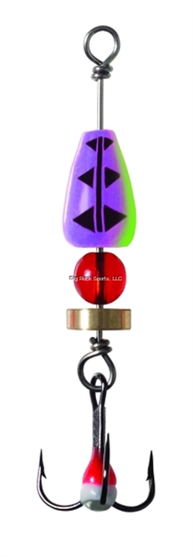 Picture of Clam Time Bomb Spoon, 1/4 Oz, Size 8, Glow Purple Tiger