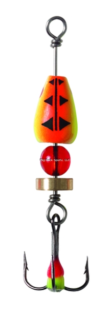 Picture of Clam Time Bomb Spoon, 1/8 Oz, Size 10, Glow Chartreuse