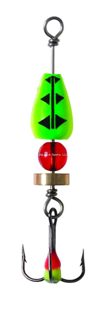 Picture of Clam Time Bomb Spoon, 1/8 Oz, Size 10, Glow Firetiger