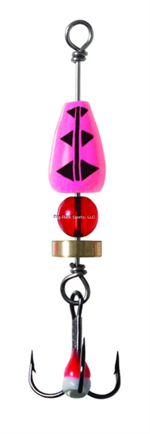 Picture of Clam Time Bomb Spoon, 1/8 Oz, Size 10, Glow Red Tiger